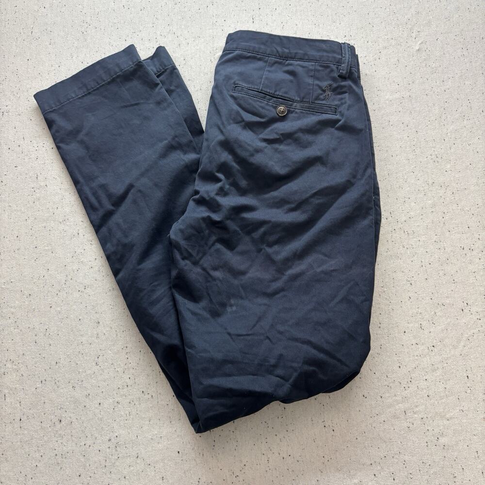 Polo Ralph Lauren Men’s Stretch Slim Fit Chino Pants Navy Blue Size 30x32